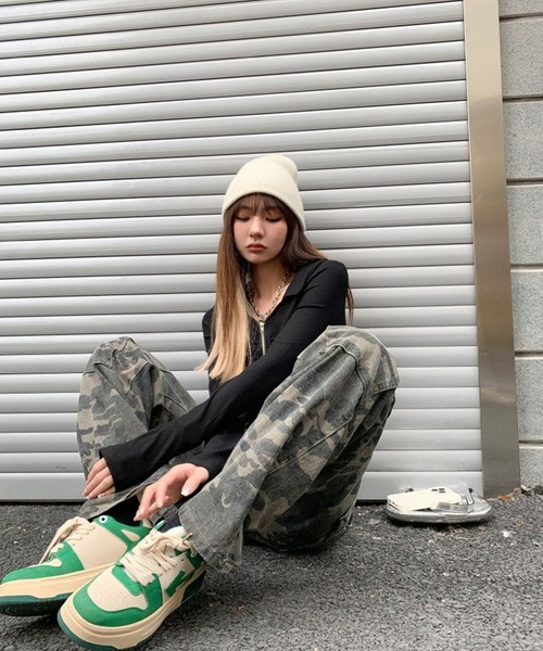 「meJane」 カーゴパンツ S カーキ レディース_画像5