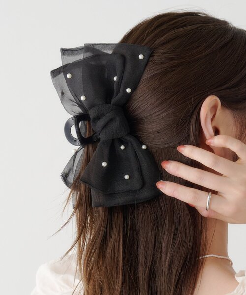 TOGA PULLA】Concho leather barrette バレッタ TOGA PULLA（トーガ