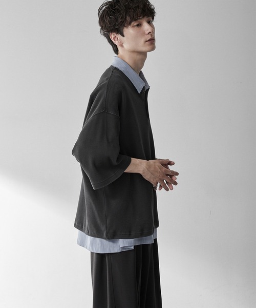 「RUUBON」 半袖Tシャツ L ホワイト メンズ_画像7