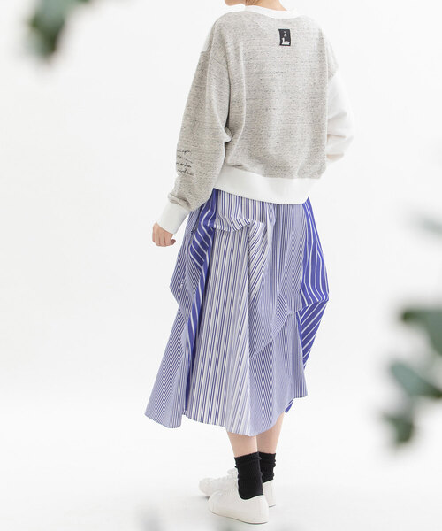 「nop de nod」 フレアスカート M ブルー レディース_画像5