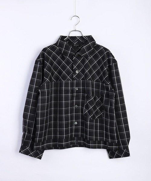 メンズ チェック柄シャツ カジュアル ビッグシルエット K00378 WESTSEA シャツ ビッグシルエット チェック柄シャツ メンズ
