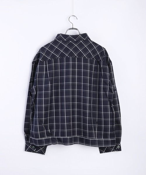 WESTSEA シャツ ビッグシルエット チェック柄シャツ メンズ