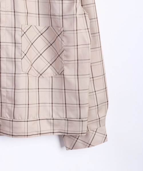 WESTSEA シャツ ビッグシルエット チェック柄シャツ メンズ