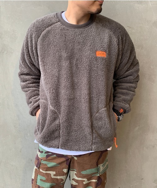 タグ付き [UNIVERSAL OVERALL] ボアフリースプルオーバー UNIVERSAL OVERALL（ユニバーサルオーバーオール） コート ジャケット