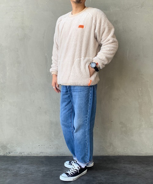 タグ付き [UNIVERSAL OVERALL] ボアフリースプルオーバー UNIVERSAL OVERALL（ユニバーサルオーバーオール） コート ジャケット