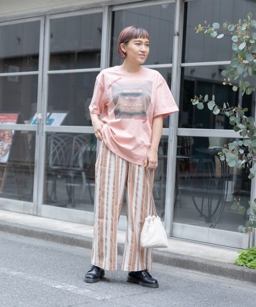 オーシャンパシフィック ピンク ショートパンツ イージーパンツ