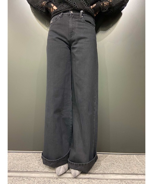 安い特価 パンツ デニム ジーンズ DIESEL FW21 デニム レディース ブラック フレア ワイドフィット ZOZOTOWN PayPayモール店 - 通販 - PayPayモール 得価通販