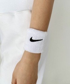 バングル NIKE(ナイキ)/2個セット スウッシュ 刺繍 無地 リストバンド 2パック レディース メンズ