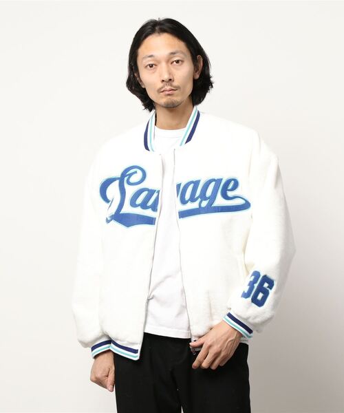 JUGLANS（ユグランス） スタジャン RINGS フェイクファーカレッジ