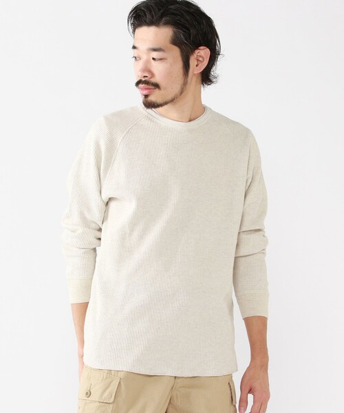 BEAMS+（ビームスプラス） tシャツ サーマル クルーネック メンズ