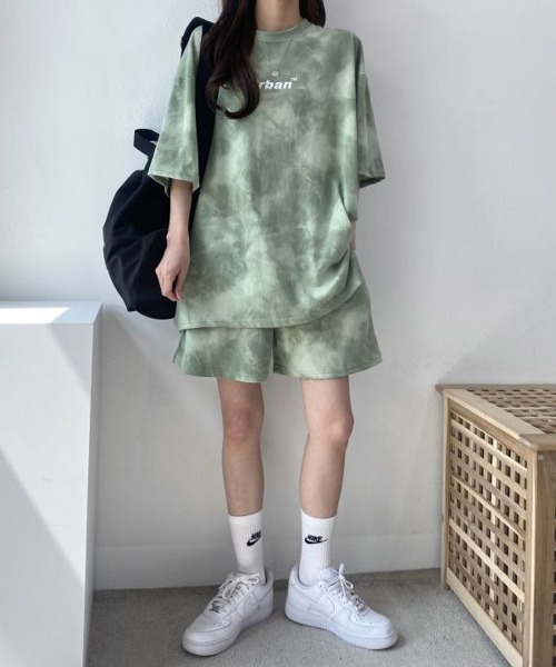 NEW GENTLEMAN tシャツ 「2点SET」タイダイ セットアップ Tシャツ