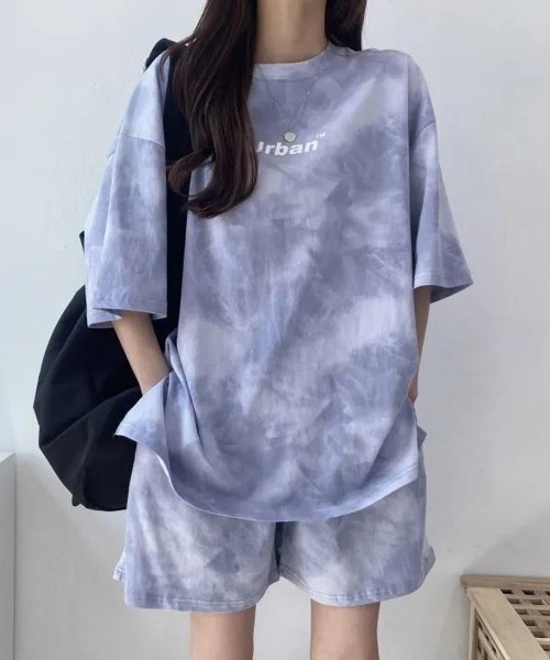 NEW GENTLEMAN tシャツ 「2点SET」タイダイ セットアップ Tシャツ