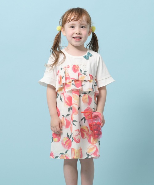 ワンピース ピーチプリントワンピース(100-130cm) ZOZOTOWN PayPay ワンピース ピーチプリントワンピース(100-130cm) ZOZOTOWN PayPay