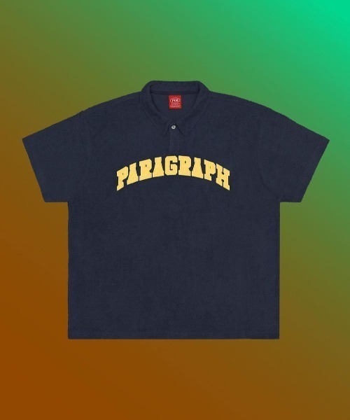【Paragraph】★関税込★アースアーチロゴシャツ★兼用 A'GEM/9 × .kom『paragraph/パラグラフ』Back Earth Logo T