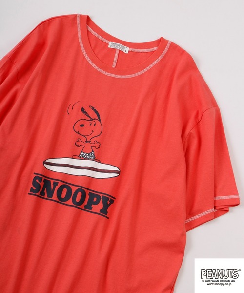 【SALE 10%OFF】 juicy ジューシー vintage snoopy ヴィンテージ スヌーピー さがら刺? クレイジー Tシャツ 夏 レディース 半袖 おしゃれ SNOOPY tシャツ 「PEANUTS/SNOOPY」別注 ピーナッツ スヌーピー