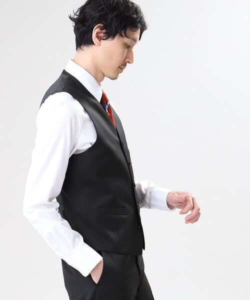 TAKEO KIKUCHI（タケオキクチ） スーツ ベスト 「冠婚葬祭/3ピース対応