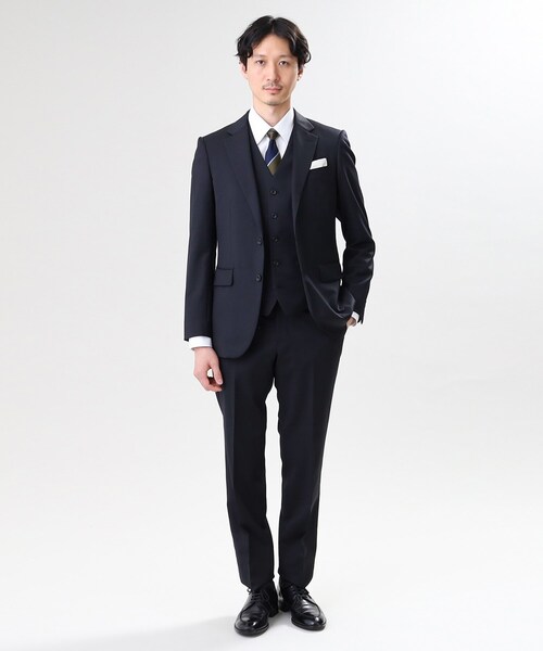 TAKEO KIKUCHI（タケオキクチ） スーツ ベスト 「冠婚葬祭/3ピース対応