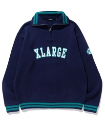 XLARGE セーター ニット ARCH LOGO HALF ZIP PULLOVER KNIT