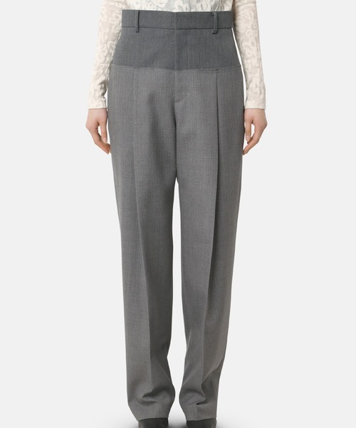 IRENE パンツ シャドウプレイドパンツ / Shadow Plaid Pants  