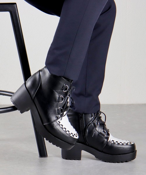 LOVEHUNTER（ラブハンター） ブーツ +8cm 大きいサイズ 軽量厚底