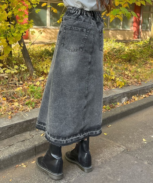 GLAMOROUS JANE（グラマラスジェーン） デニムスカート デニムフリンジ