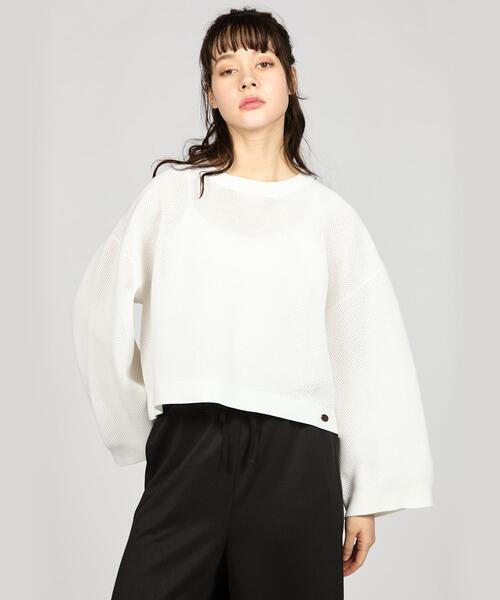 新品・未使用 To b. by agnes b. プルオーバー メッシュ ニット To b. by agnes ニット セーター ライトメッシュニットプル