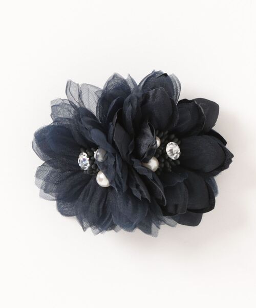 Three Four Time（スリーフォータイム） ブローチ ダブルコサージュ