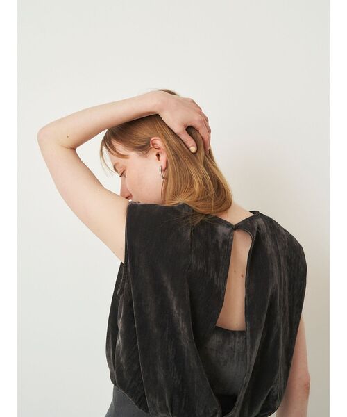 tシャツ チュールフロッキーＴＯＰＳ レディース palm RICHE tシャツ チュールフロッキーTOPS レディース
