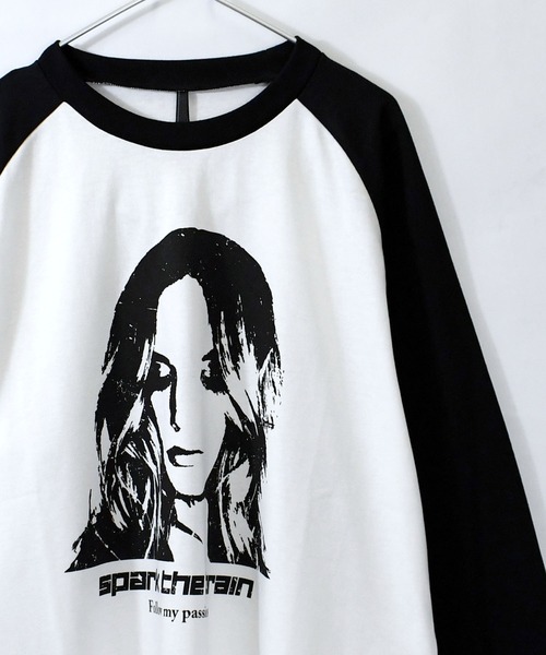 tシャツ BELL SLEEVE RAGLAN TEE/ ベルスリーブ ラグラン レディース メンズ Starting Over tシャツ oversize raglan sleeve print T-shirt