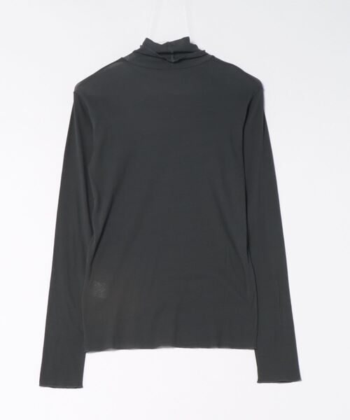 tシャツ 「smooth skin series」SHEER RIB JERSEY TURTLE レディース HELIOPOLE tシャツ 「smooth skin series」SHEER RIB JERSEY