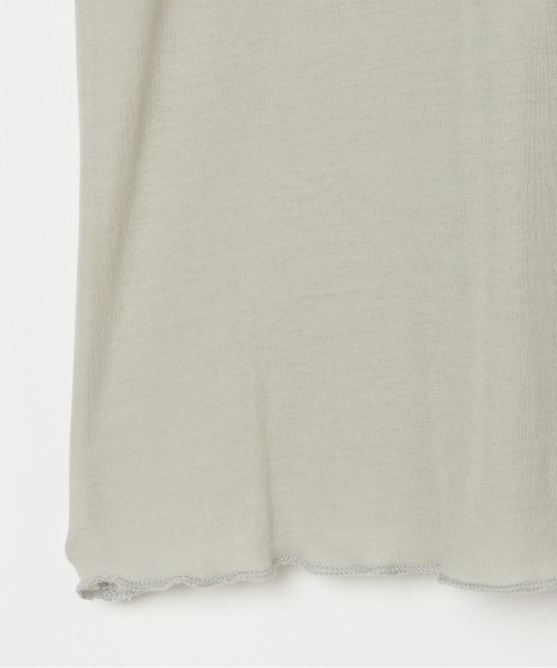 tシャツ 「smooth skin series」SHEER RIB JERSEY TURTLE レディース HELIOPOLE tシャツ 「smooth skin series」SHEER RIB JERSEY
