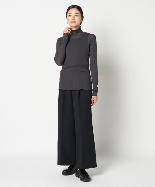 HELIOPOLE（エリオポール） tシャツ 「smooth skin series」SHEER RIB