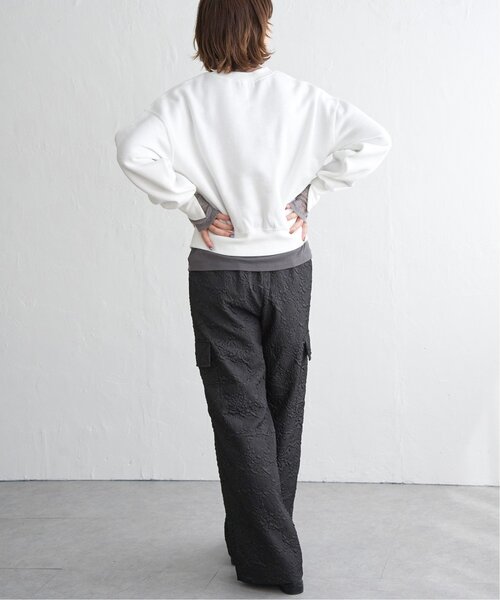 ダイアグラム 25AW 切替 シャツ カットソー 長袖 レイヤード風 白 36 THE SHOP TK tシャツ 「ラクして決まる！」レイヤード風長袖Tシャツ