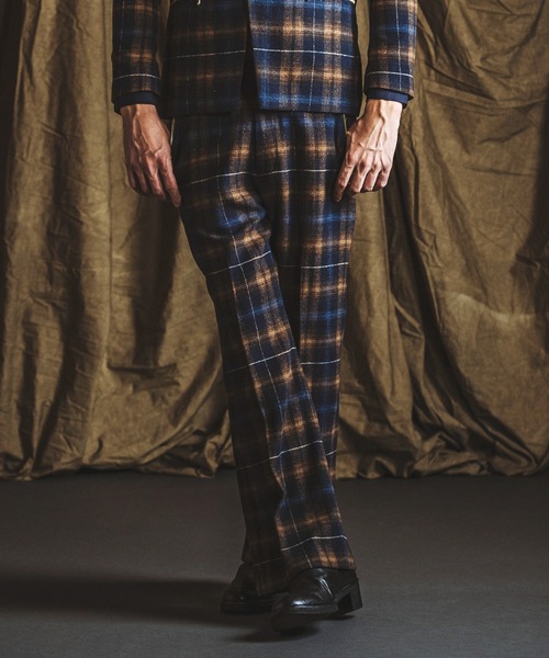 NO ID.（ノーアイディー） スラックス 「NO ID.」Wide Leg Zip