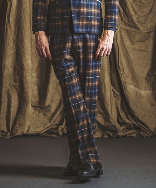 NO ID.（ノーアイディー） スラックス 「NO ID.」Wide Leg Zip