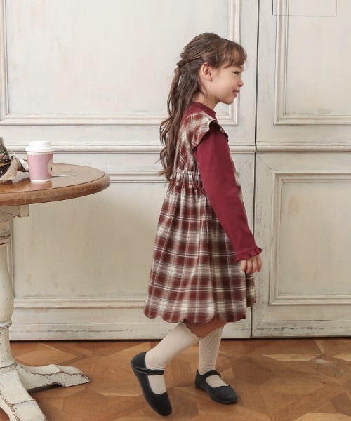 Biquette Club ワンピース ドッキングワンピース キッズ 子供服 女の子 