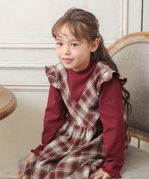 Biquette Club ワンピース ドッキングワンピース キッズ 子供服 女の子 