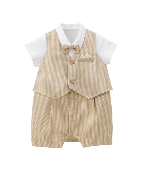 MIKI HOUSE（ミキハウス） ベビー服 ロンパース タキシード風ショート