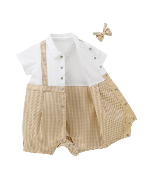 MIKI HOUSE（ミキハウス） ベビー服 ロンパース タキシード風ショート