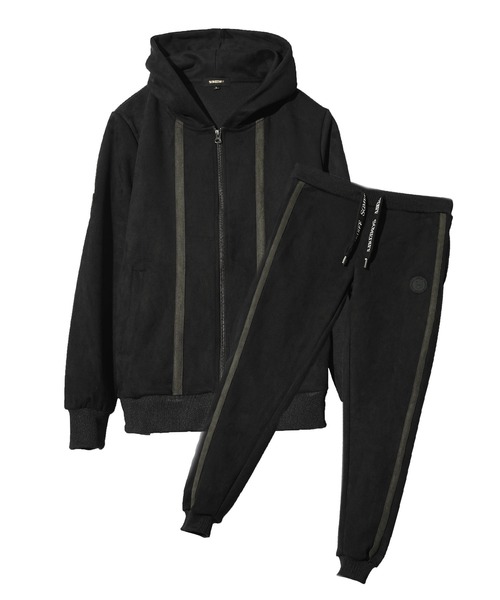 SOMEDIFF セットアップ 「SOMEDIFF」フェイクスウェードライン