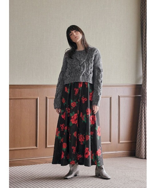 KHWOPA × DOORS手編み ケーブルニットセーター URBAN RESEARCH DOORS（アーバンリサーチドアーズ）の「『別注