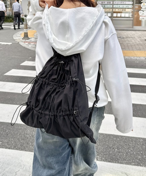 Hearts2Hearts カルメン　リュック　ナップザック X-girl（エックスガール） リュック KNAPSACK ナップサック バッグ