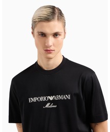 Emporio Armani◆ASVリヨセル混紡ジャージースウェットシャツ ASV スウェットシャツ リヨセル混紡ジャージー オールオーバー