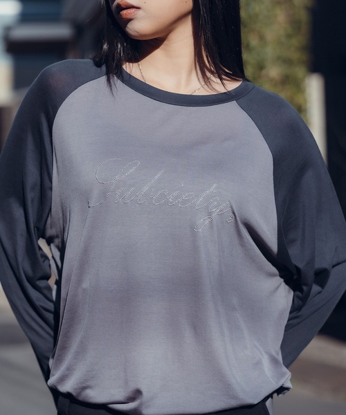 tシャツ Sheer raglan tee「WOMEN」 レディース