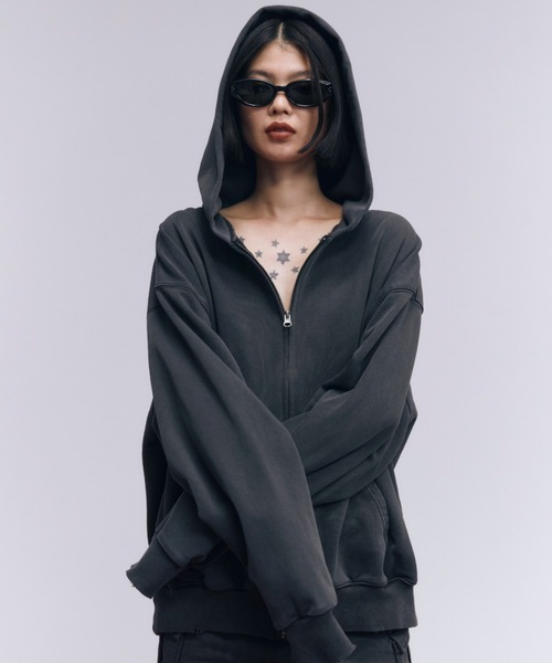 josemoon オーバーダイジップフーディ JOSE MOON パーカー OVERDYE ZIP HOODIE/オーバーダイジップ