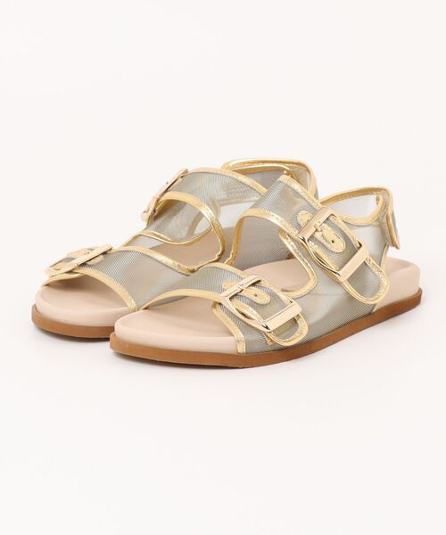 FABIO RUSCONI バックルチュールフットベッドサンダル INTER-CHAUSSURES｜【FABIO RUSCONI】バックルチュールフット