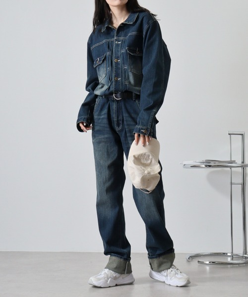 FUNALIVE（ファンアライブ） パンツ デニムオールインワン メンズ