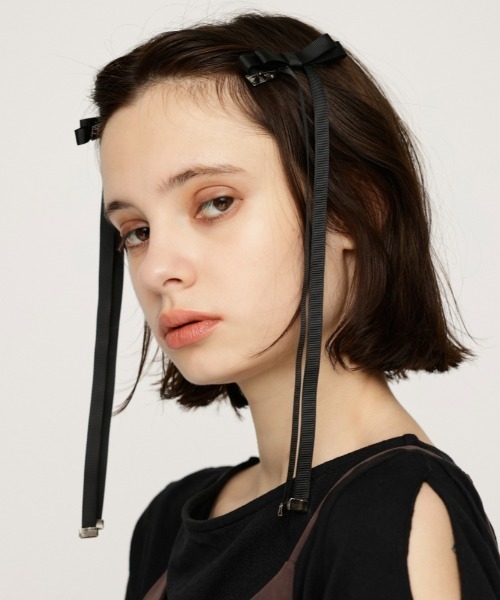 ●ヘアリボンセット SLY ヘアピン RIBBON HAIR PIN SET リボン へアピン セット