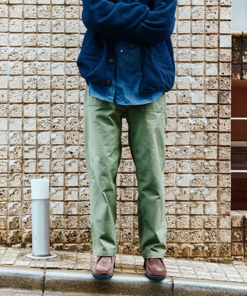 ADAM ET ROPE' パンツ 「WILD LIFE TAILOR」バックサテン