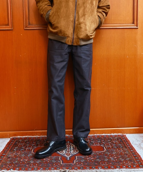 【WILD LIFE TAILOR】バックサテンベイカーパンツ　スミクロ WILD LIFE TAILOR Adam et Rope' パンツ 「WILD TAILOR」バック